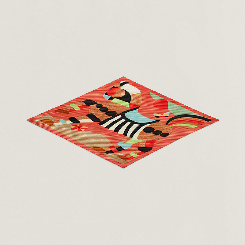 Mon Premier Galop pleated shawl 140 | Hermès Singapore